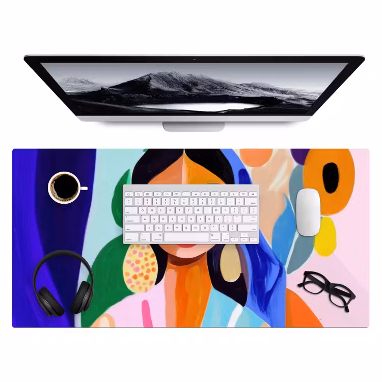Bureau onderlegger - Portret - Vrouw - Modern — 3