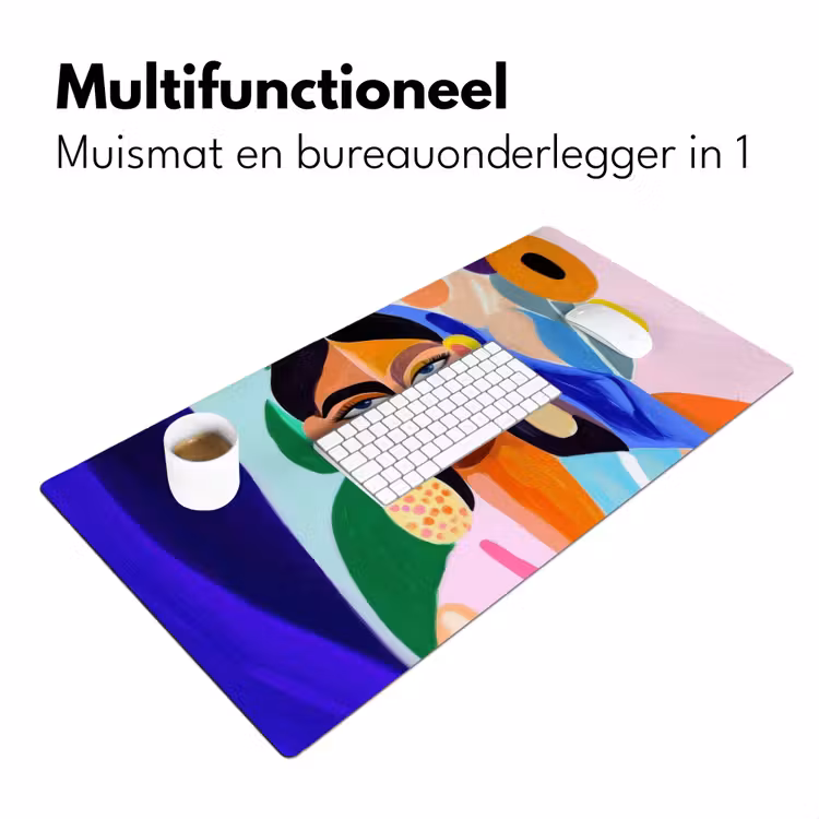 Bureau onderlegger - Portret - Vrouw - Modern — 6