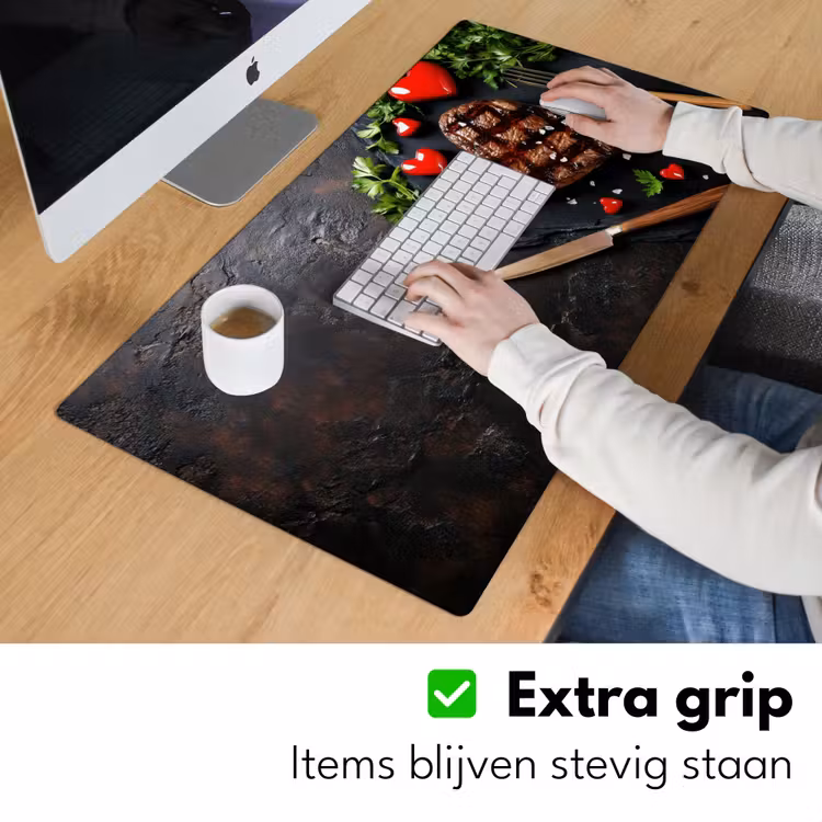 Bureau onderlegger - Steak - Hart - Bestek — 5