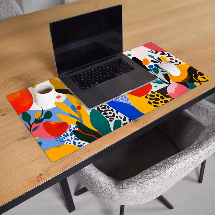 Bureau onderlegger - Stippen - Vormen - Modern - Kleuren — 2