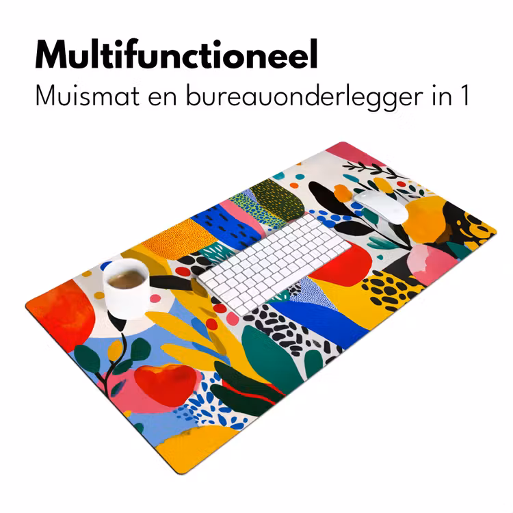 Bureau onderlegger - Stippen - Vormen - Modern - Kleuren — 6