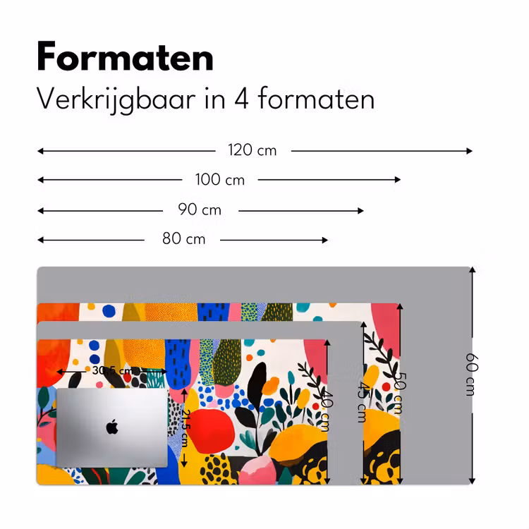 Bureau onderlegger - Stippen - Vormen - Modern - Kleuren — 7