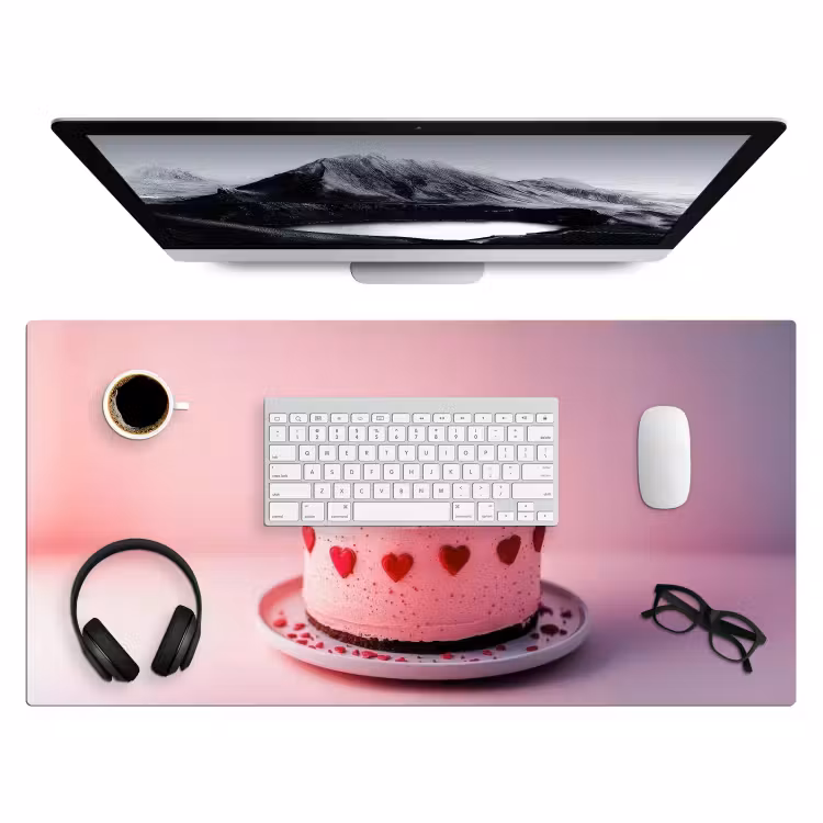 Bureau onderlegger - Taart - Hart - Roze — 3