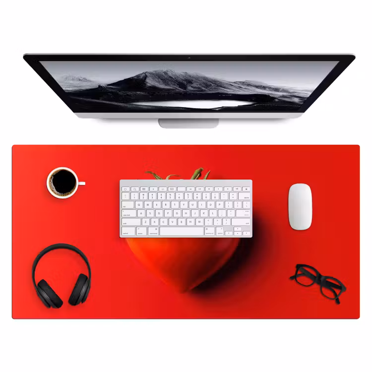 Bureau onderlegger - Tomaat - Rood - Hart — 3