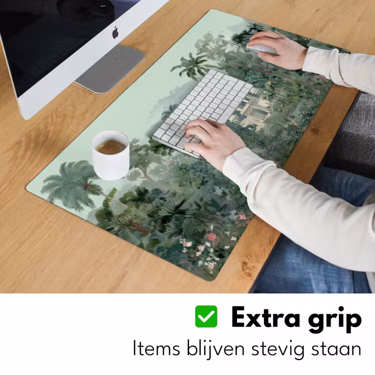 Bureau onderlegger - Tropische tuin - Koepelgebouw - Bloemen — 5