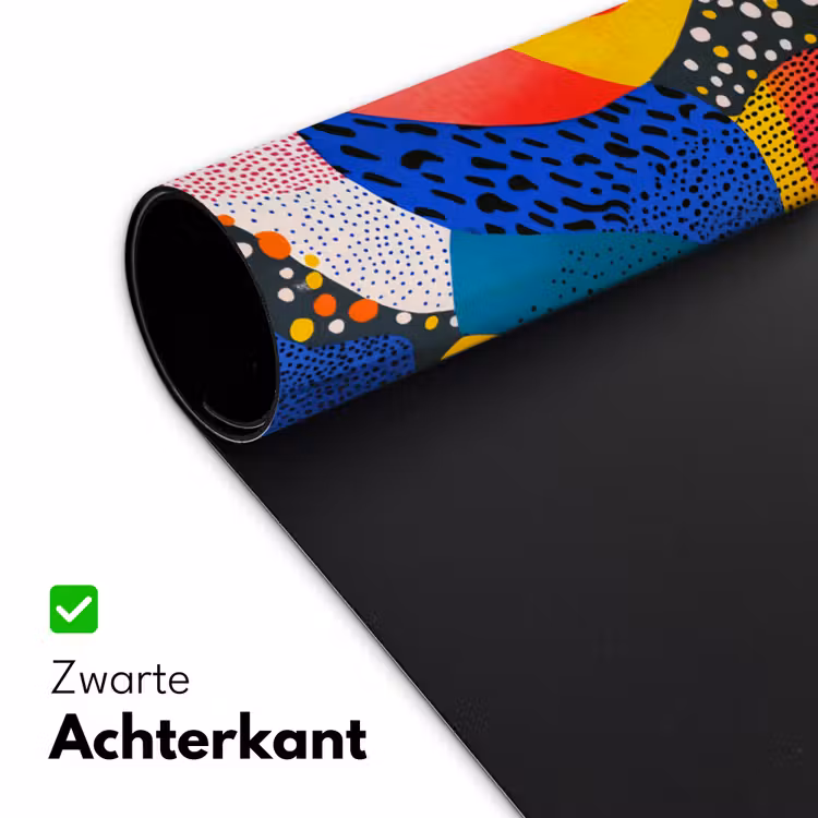 Bureau onderlegger - Vormen - Abstract - Stippels - Blauw — 4