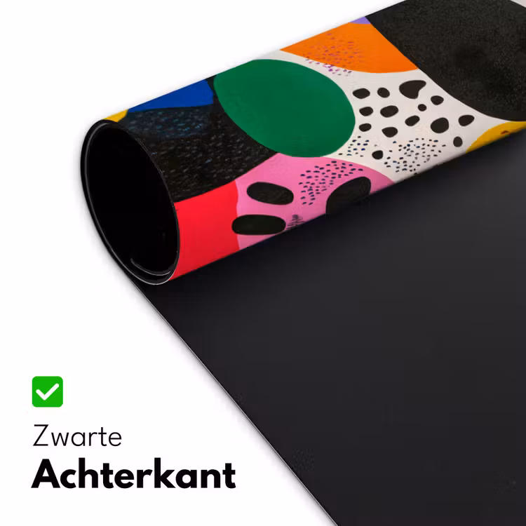 Bureau onderlegger - Vormen - Stippen - Kleurrijk — 4