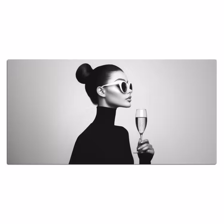 Bureau onderlegger - Vrouw - Champagne - Modern — 1