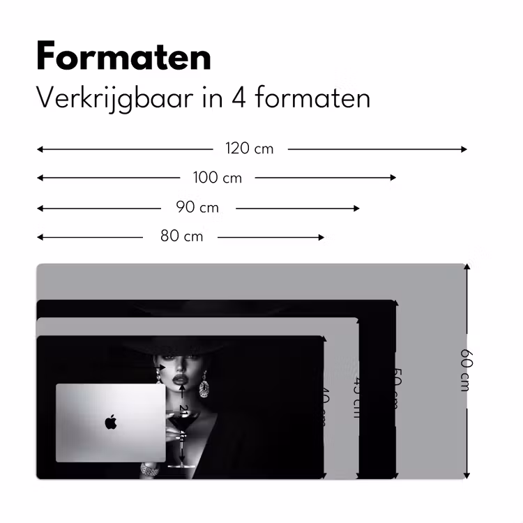 Bureau onderlegger - Vrouw - Cocktail - Chic — 7