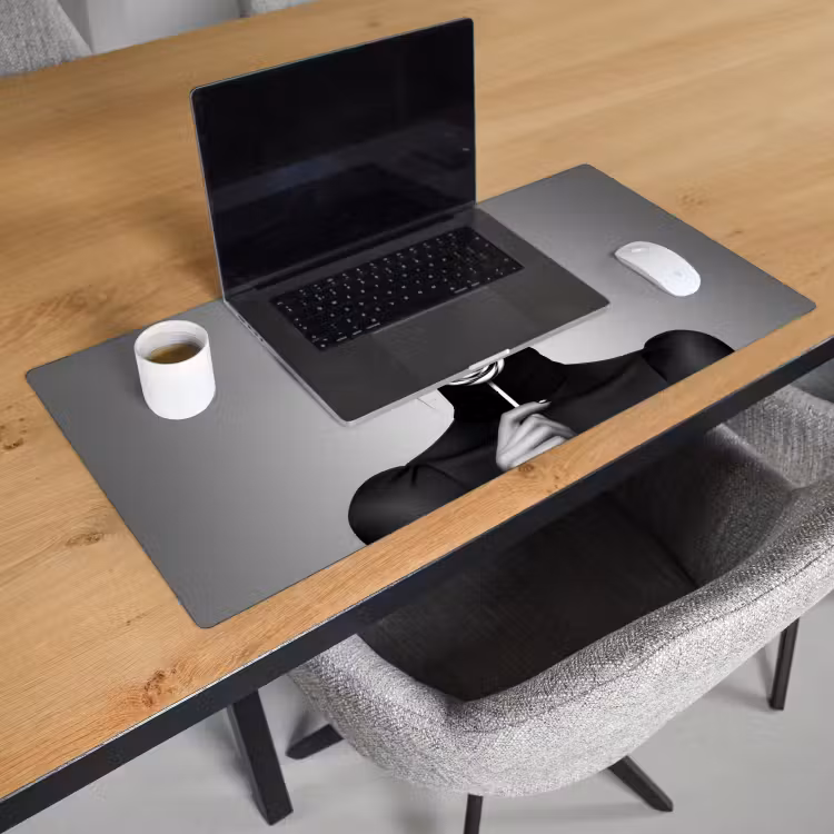 Bureau onderlegger - Vrouw - Lolly - Zwart — 2