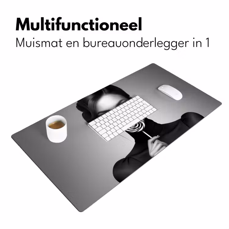 Bureau onderlegger - Vrouw - Lolly - Zwart — 6