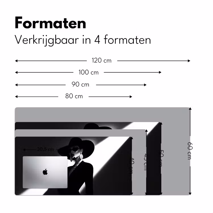 Bureau onderlegger - Vrouw - Wijn - Chic — 7