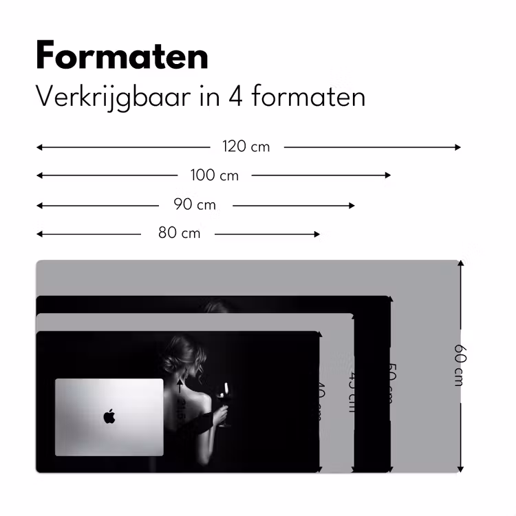 Bureau onderlegger - Vrouw - Wijn - Jurk — 7