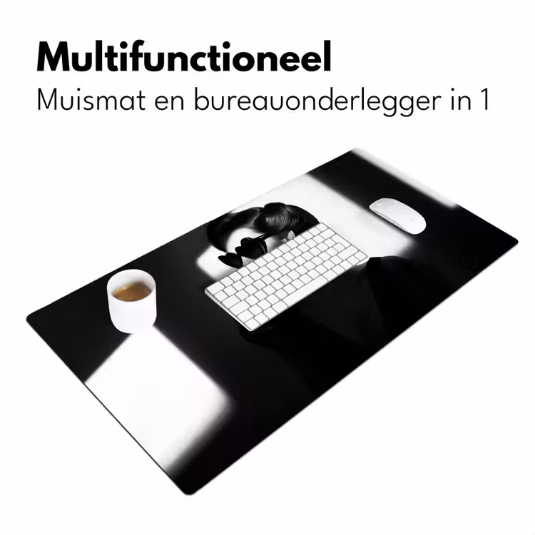 Bureau onderlegger - Vrouw - Zwart - Hart — 6