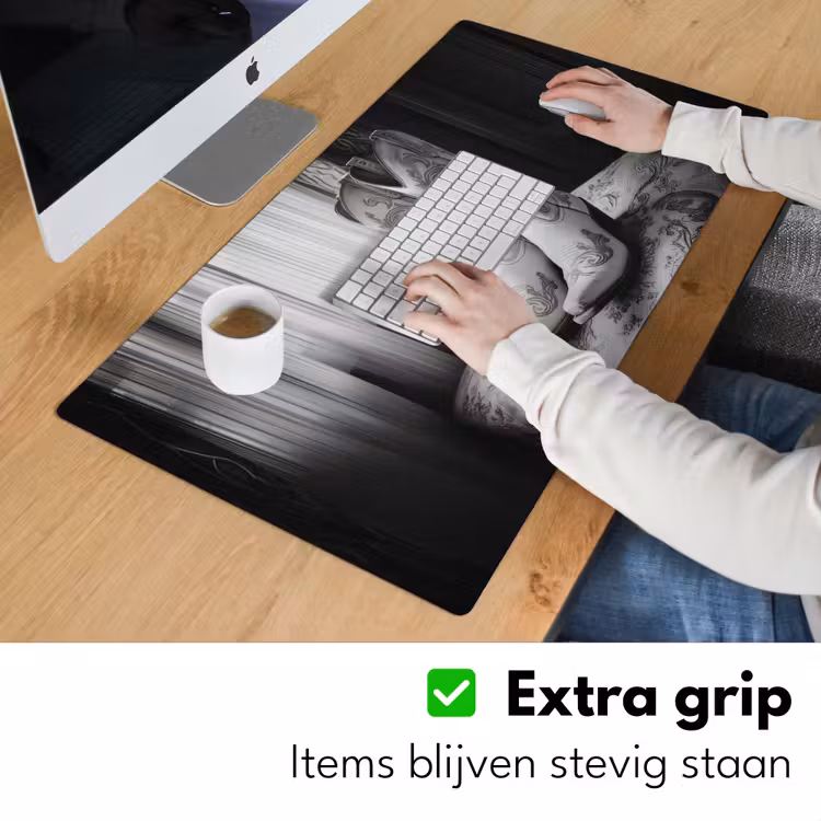 Bureau onderlegger - Wijn - Cowboylaarzen - Raamlicht - Wit — 5