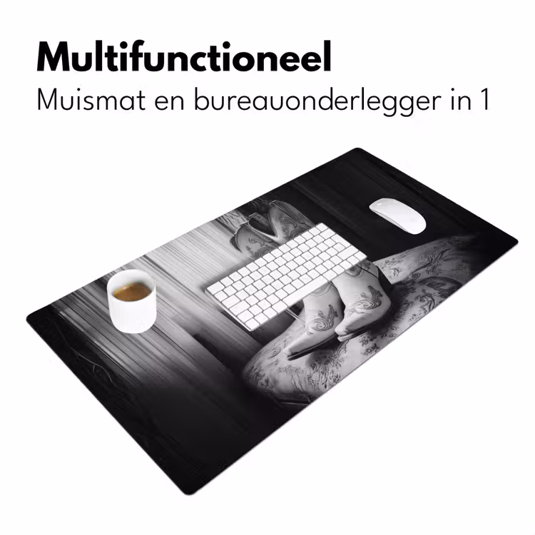 Bureau onderlegger - Wijn - Cowboylaarzen - Raamlicht - Wit — 6