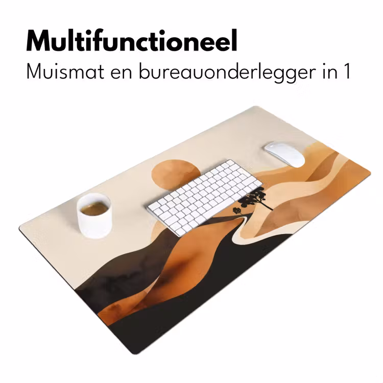 Bureau onderlegger - Zon - Heuvels - Boom - Abstract — 6