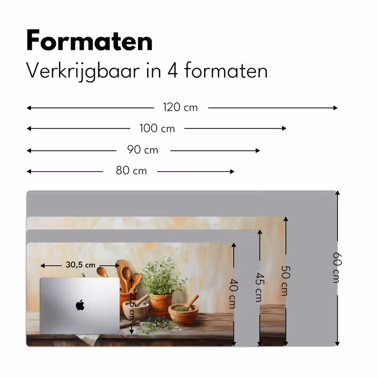 Bureau onderlegger - Potten - Kruiden - Hout — 7