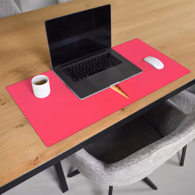 Bureau onderlegger - Schepijs - Roze - Hoorntje — 2