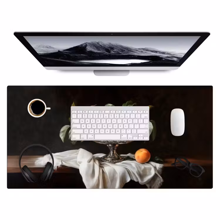 Bureau onderlegger - Stilleven - Perziken - Vintage — 3