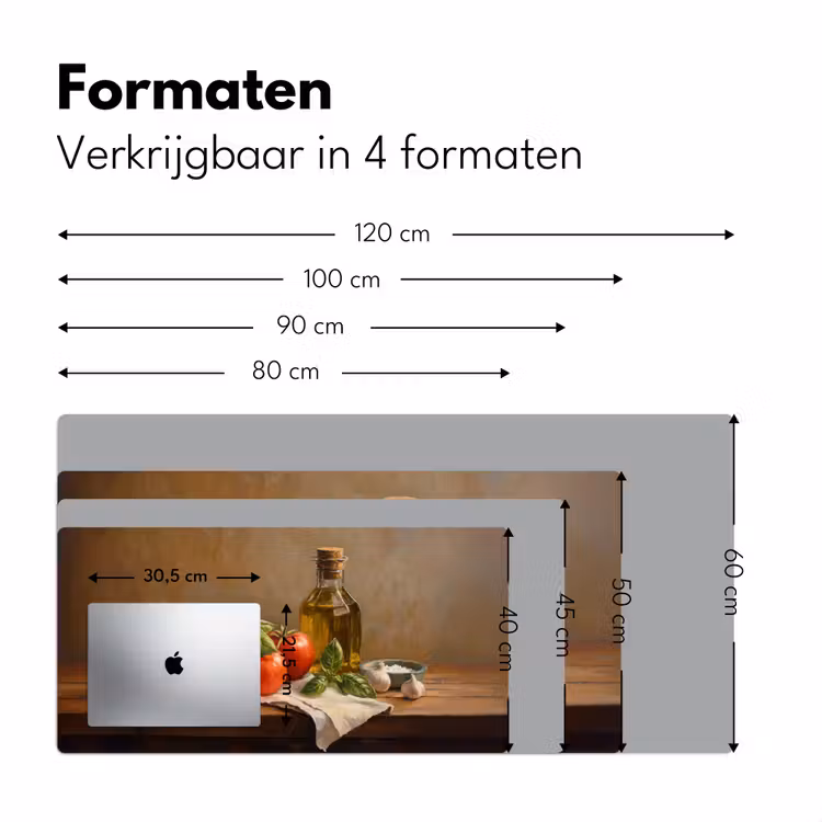 Bureau onderlegger - Tomaten - Olijfolie - Stilleven — 7