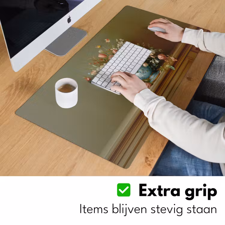 Bureau onderlegger - Vaas - Pastel - Kleuren - Bloemen — 5