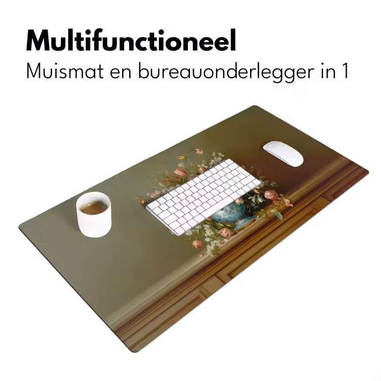 Bureau onderlegger - Vaas - Pastel - Kleuren - Bloemen — 6