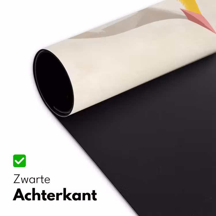 Bureau onderlegger - Vogel - Minimalistisch - Geel — 4