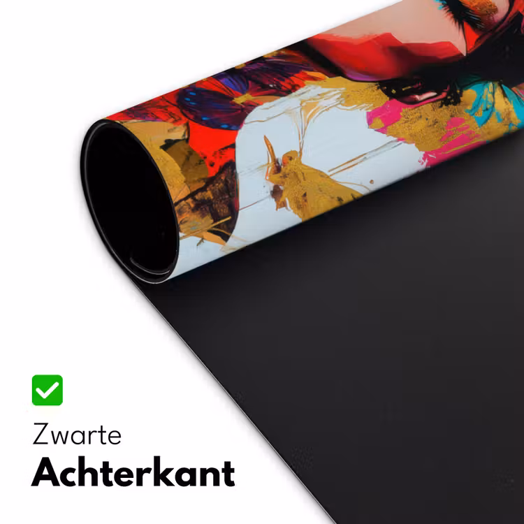 Bureau onderlegger - Vrouw - Abstract - Kleurrijk — 4