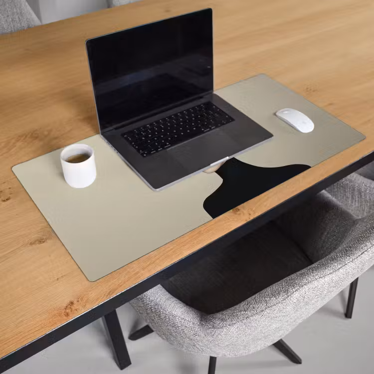 Bureau onderlegger - Vrouw - Groen - Hoed — 2