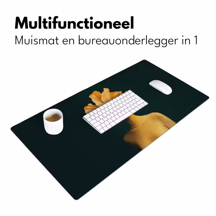 Bureau onderlegger - Vrouw - Hoed - Geel — 6