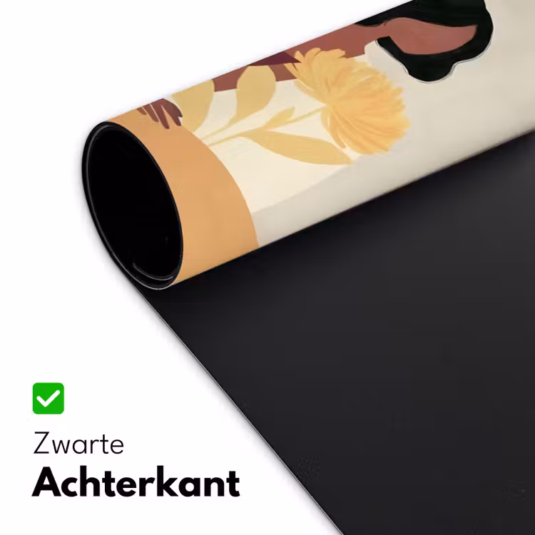 Bureau onderlegger - Vrouw - Minimalistisch - Bloem — 4