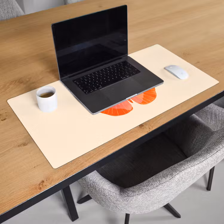 Bureau onderlegger - Vlinder - Minimalistisch - Roze — 2
