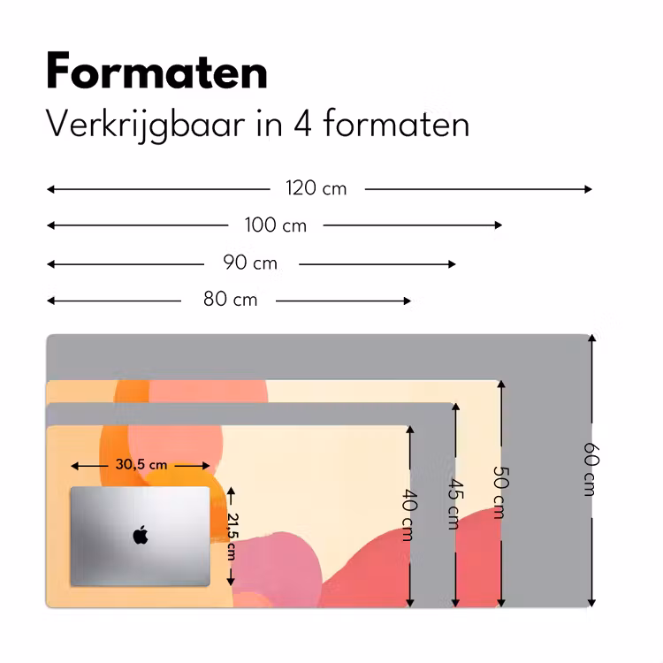 Bureau onderlegger - Vormen - Abstract - Kleurrijk — 7