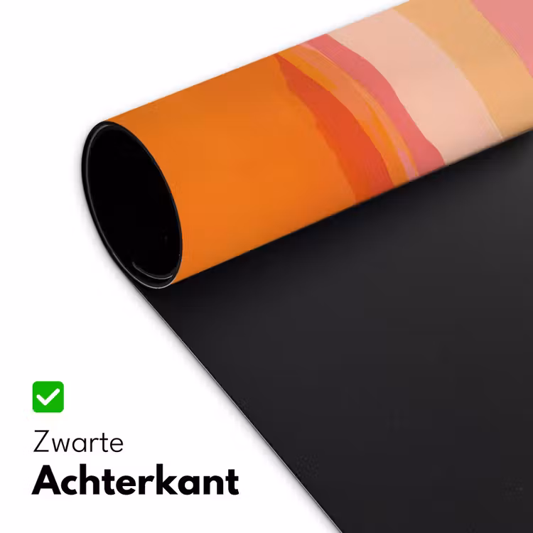 Bureau onderlegger - Zon - Abstract - Landschap - Oranje — 4