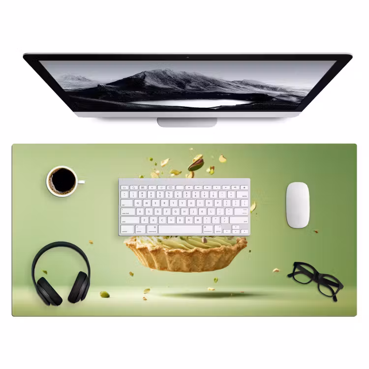 Bureau onderlegger - Pistache - Taart - Noten - Eten — 3