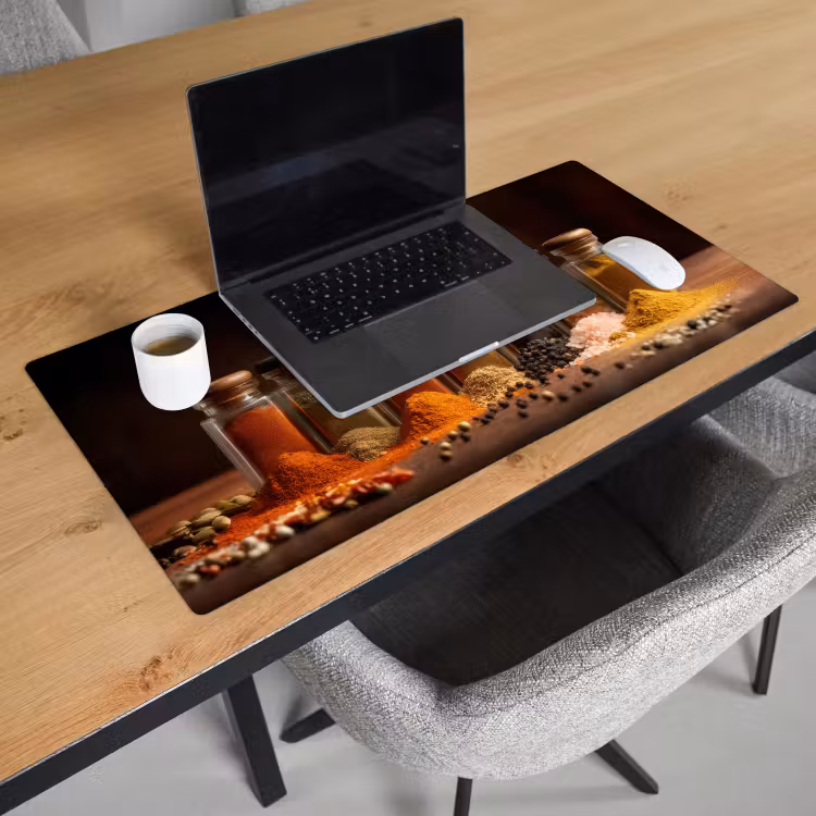 Bureau onderlegger - Potjes - Kruiden - Specerijen - Korrels — 2