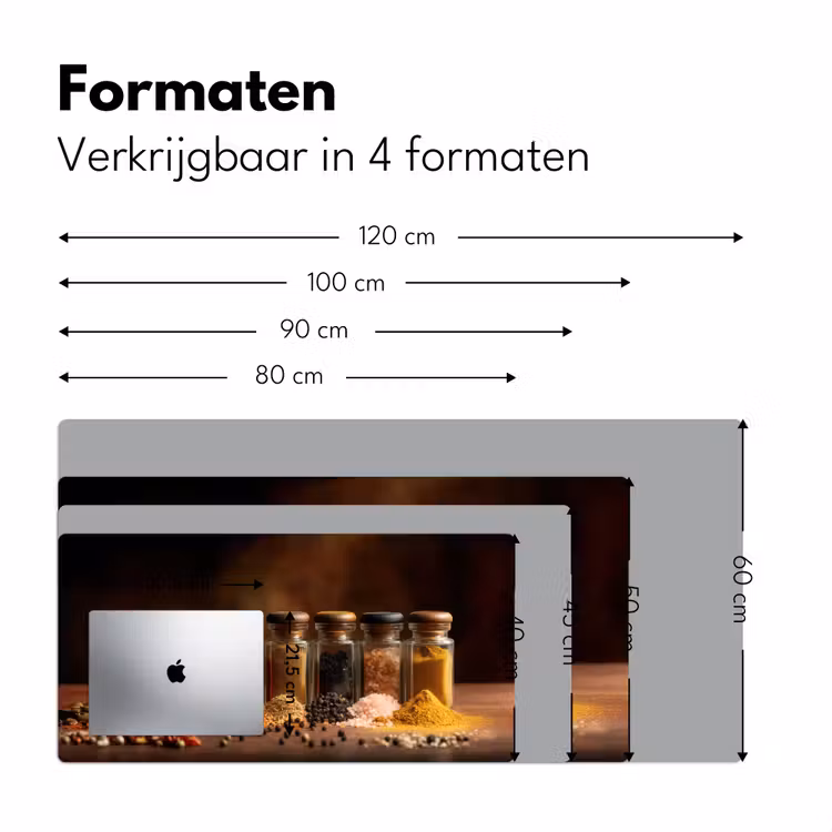 Bureau onderlegger - Potjes - Kruiden - Specerijen - Korrels — 7