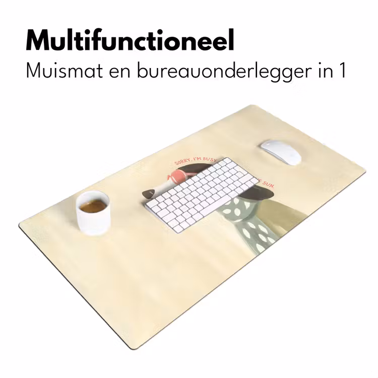 Bureau onderlegger - Quote - Hond - Zonnebril — 6
