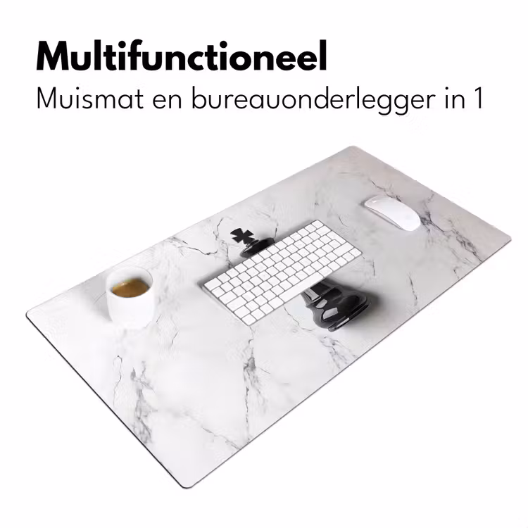 Bureau onderlegger - Schaakstuk - Koning - Zwart - Marmer — 6