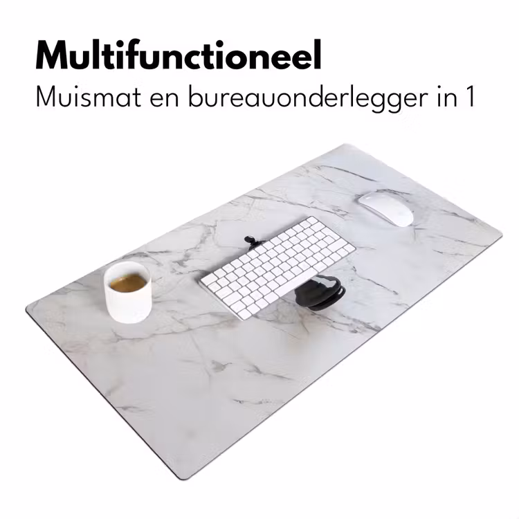 Bureau onderlegger - Schaakstuk - Loper - Zwart - Marmer — 6