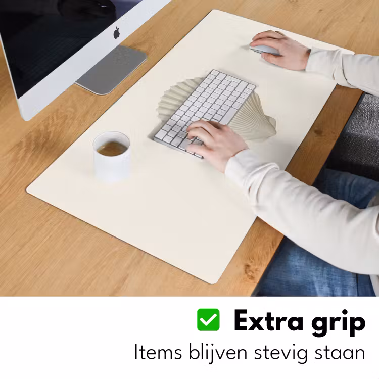 Bureau onderlegger - Schelp - Minimalistisch - Wit — 5