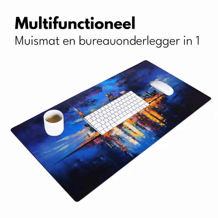 Bureau onderlegger - Skyline Toronto - Modern - Stadslicht - Blauw — 6