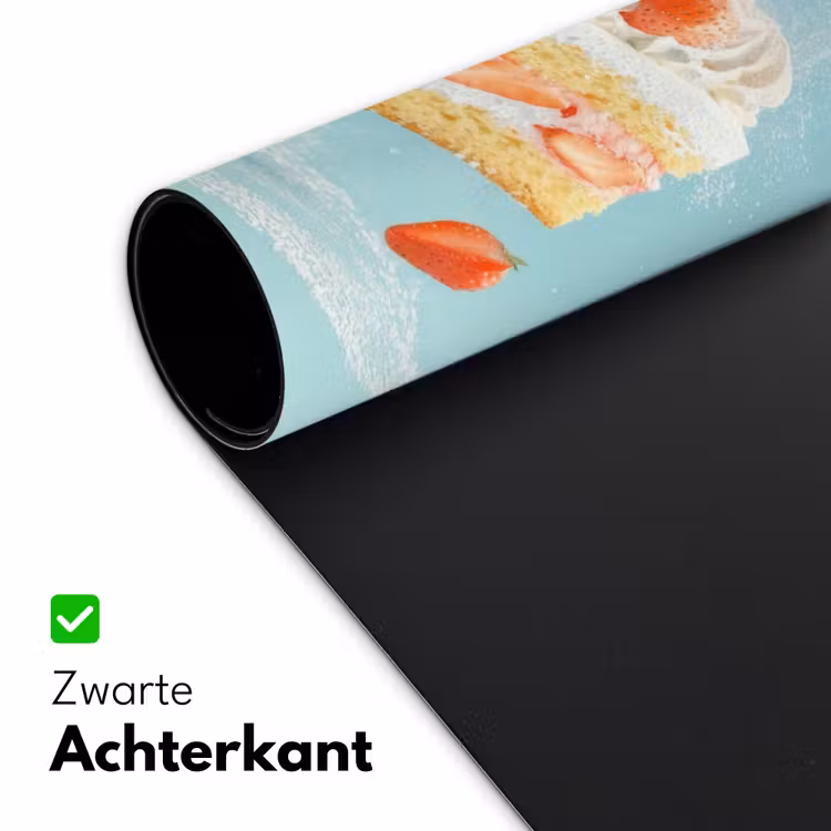 Bureau onderlegger - Slagroom - Taart - Blauw - Eten — 4