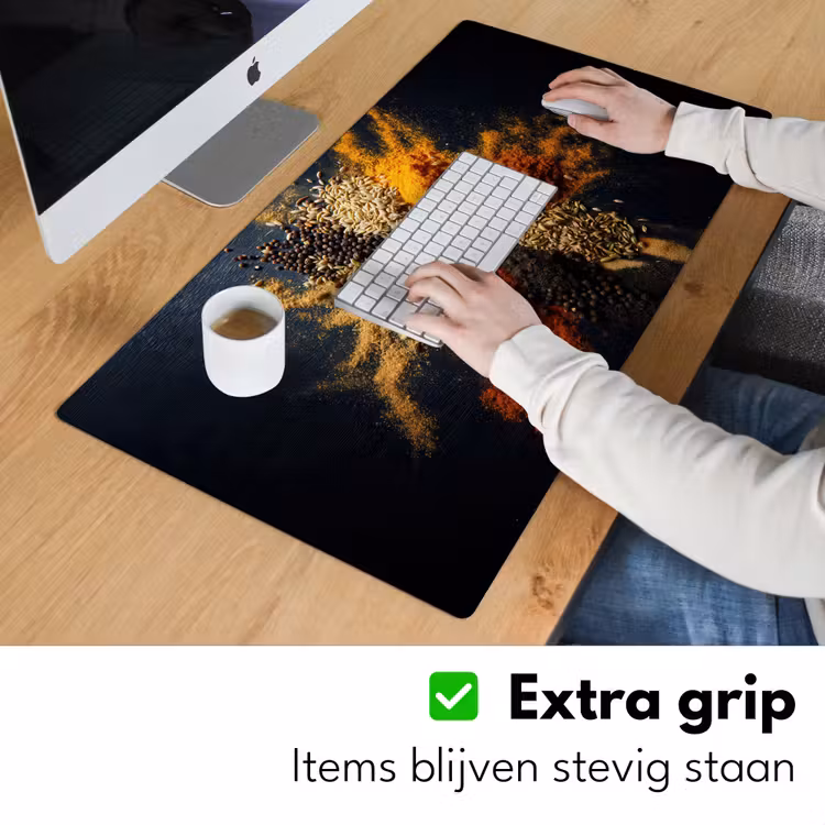 Bureau onderlegger - Specerijen - Explosie - Oranje — 5