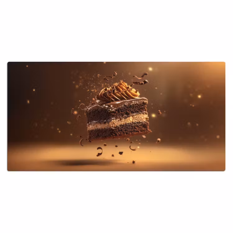 Bureau onderlegger - Taart - Chocolade - Eten - Brownie — 1