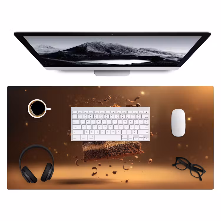 Bureau onderlegger - Taart - Chocolade - Eten - Brownie — 3