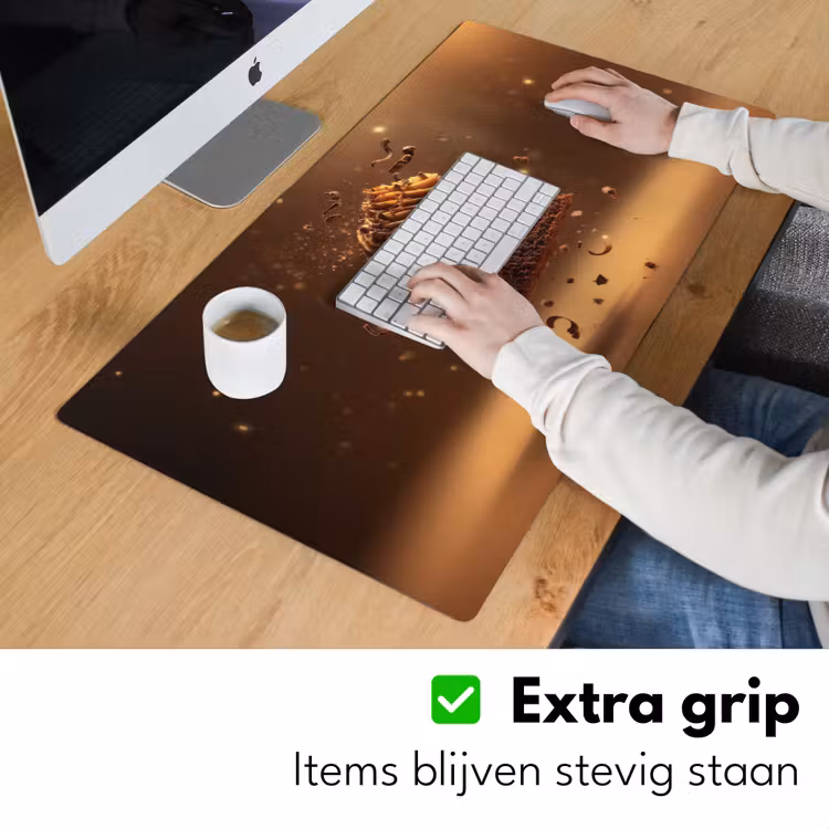 Bureau onderlegger - Taart - Chocolade - Eten - Brownie — 5