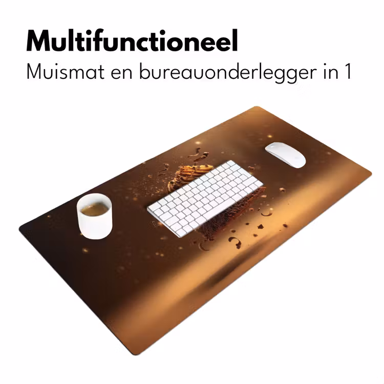 Bureau onderlegger - Taart - Chocolade - Eten - Brownie — 6