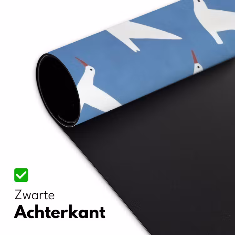 Bureau onderlegger - Vogels - Wit - Patroon — 4